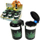 LED light Extinguishing Car Butt Bucket Ashtray,  #Weed 6 Set (3.5 x 4.5 inch)