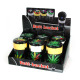Portable Bucket Cup Holder Cigarette Ashtray with LED Light, #5 Weed, 6 Set (3 x 4.5 inch)