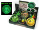 Glass Ashtray, Glow in the Dark, Round, These Super-strong Glass Ashtrays Are Made To long Lasting