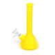 Silicone Glass Beaker Bong Pipe with Glass Bowl, N029 (7 inch)