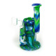 Silicone Beaker Bong Pipe with Glass Bowl, N024 (7.5 inch)
