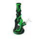 Silicone Beaker Bong Pipe with Glass Bowl, N028 (8.25 inch)