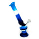 Silicone Water Bong Pipe with Metal Bowl, #029 (8 inch)