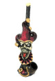 Handmade Resin Smoking Pipe, N014 Clown Skull