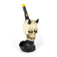 Handmade Resin Smoking Pipe, N084 Demon Skull
