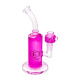Colourful glycerin-filled bongs are freezable, which makes them perfect for rapidly cooling smoke for smooth hits and large clouds. Pink.