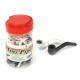 One Hitter Mini Pipe for Smoking, Disassemble Sherlock Plastic Pipe, Jar, 50 Set (2.5 inch)